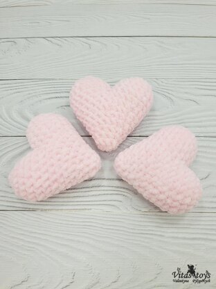 Heart Pink Plush