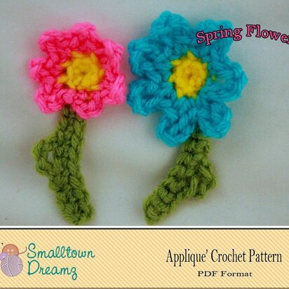 Spring Flower Applique