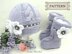 Newborn Baby Booties Baby Beanie Knitting Pattern