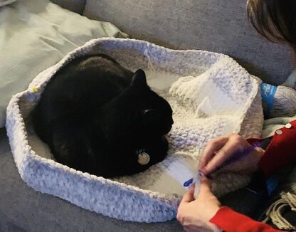 Easy Doughnut-Shaped Pet Bed