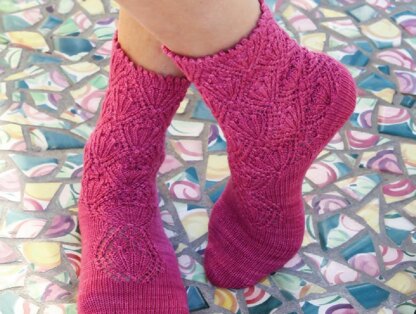 May Day Flower Socks