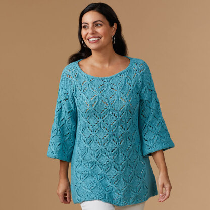 1307 Antares - Sweater Knitting Pattern for Women in Valley Yarns Goshen