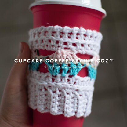 Cupcake Coffee Beanie Cozy