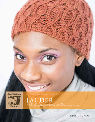 Lauder Hat & Fingerless Mitts in Juniper Moon Herriot Great