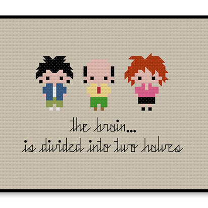 Dr. Katz Professional Therapist Bite Size - PDF Cross Stitch Pattern