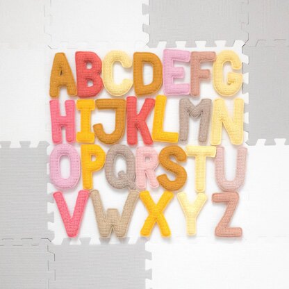 Crochet Alphabet Pattern
