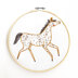 Moda Fabrics Gingiber Farm Charm Embroidery Sampler - Dapple Pony - 10in x 10in