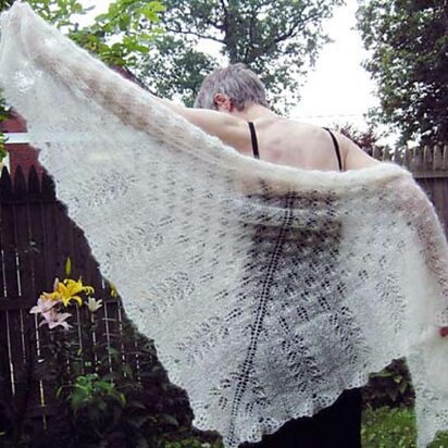 Wing-'o-the-Moth Shawl or Scarf