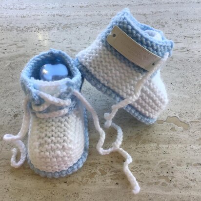 Baby Boy Lace Up Booties