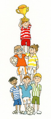 Bothy Threads We're The Champions! Cross Stitch Kit - 13 x 30cm