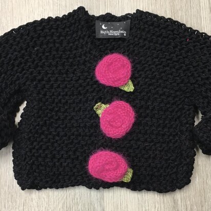 Rose Button Cardigan