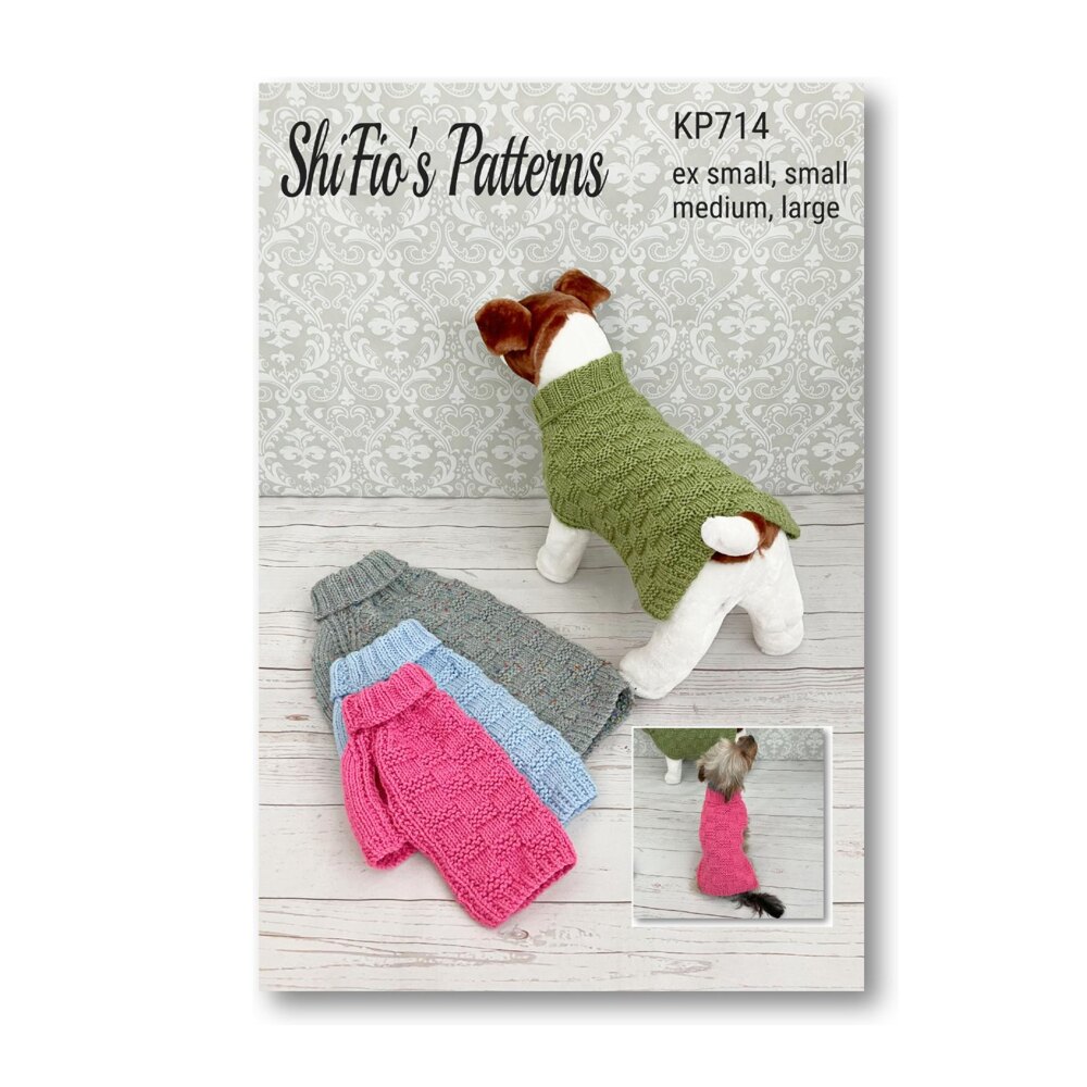 714- Dog Sweater Knitting Pattern -714 | LoveCrafts