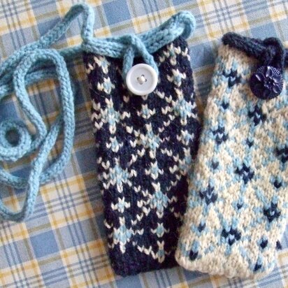 Midnight Snowfall Cell Phone/Eyeglass Cover