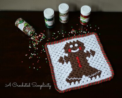 Gingerbread Man Hot Pad