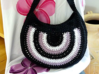 Crochet Striped Bag