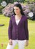 Cardigan and Sweater in King Cole Fashion Aran - 4347 - Downloadable PDF