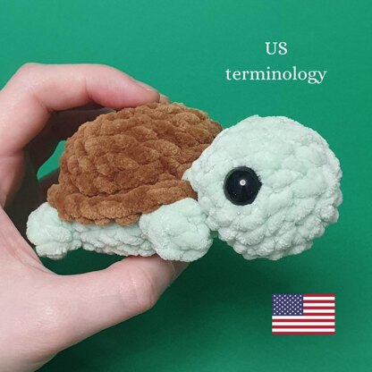 No-Sew Turtle. US terminology.