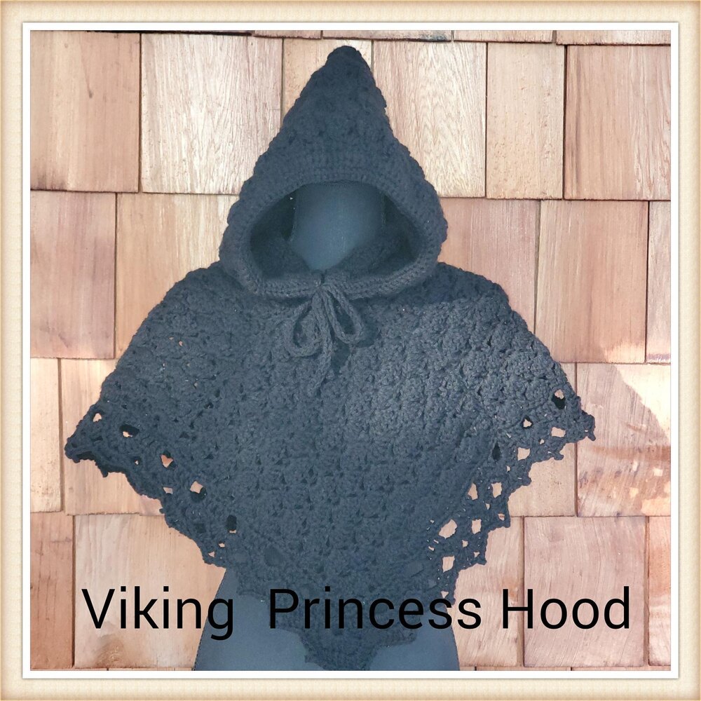 Skjoldhelt Viking Hood Crochet pattern by Sharon Santorum LoveCrafts