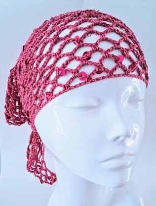 Triangular Mesh Sequin Scarf