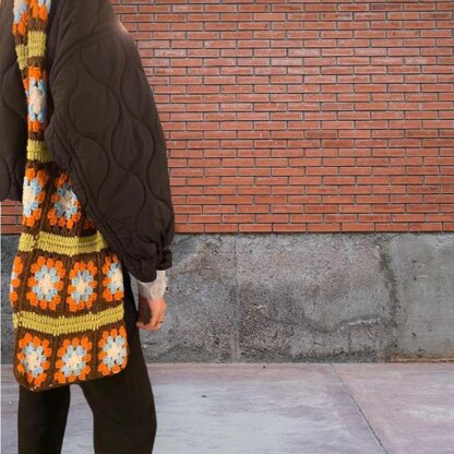 Granny Square Crochet Bag