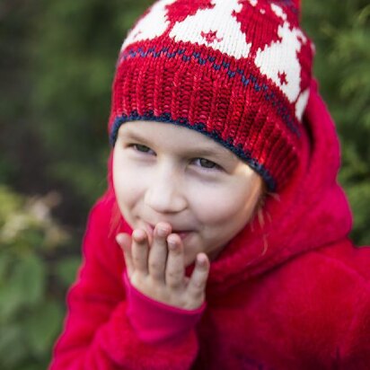 Easy Does it Garter Stitch Hat in Bernat Soft Boucle