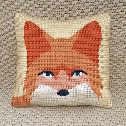 CROCHET Cushion Cover - Foxie