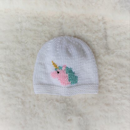 Baby Unicorn Cardigan and Hat