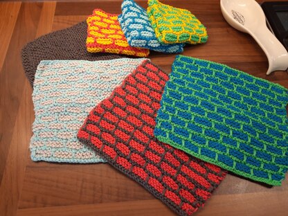 New Kitchen. New Dishcloths.