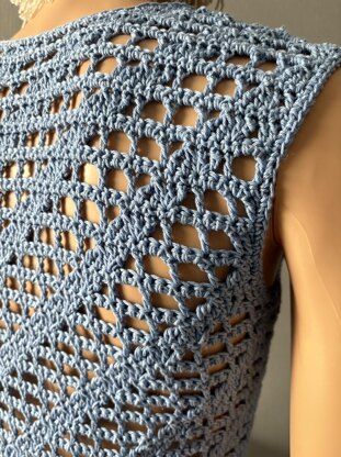 Barber's Pole Mesh Tank Top