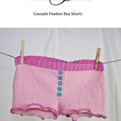 Boy Shorts in Cascade Fixation - DK239 - Free PDF