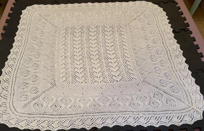 Nr. 695 Heart babyblanket