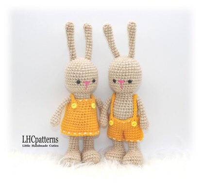 Yellow Easter Bunnies Crochet Pattern