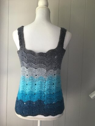 Ombre Waves Tank Top
