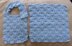 Lexie - 8ply/DK block stitch bib and washcloth