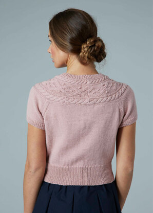 Betty Top - Knitting Pattern For Women in Debbie Bliss Rialto 4 Ply