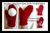 #1129yt - RED MITTENS for Valentines