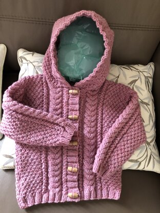 Leftover yarn jacket