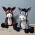 Dennis the Donkey - UK Terminology - Amigurumi