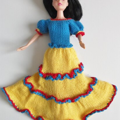 Summer Princess Dress for Barbie