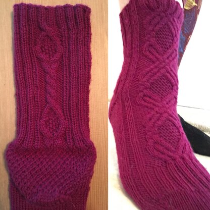 Cabled and Fabled Socks