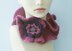 Crocheted Flower Neck Warmer