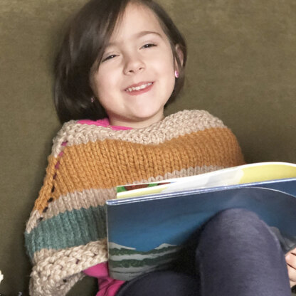 Knitting School Dropout Happy Trails Poncho PDF