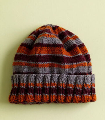 House Colors Hat in Lion Brand Superwash Merino Cashmere - L0514