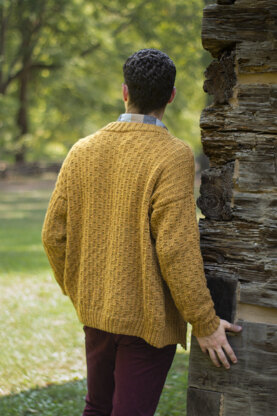 Men's Cardigan Cache in Universal Yarn Deluxe Worsted - Downloadable PDF