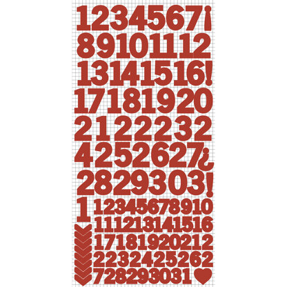 Number K Sticker Kaisercraft Number Stickers 6