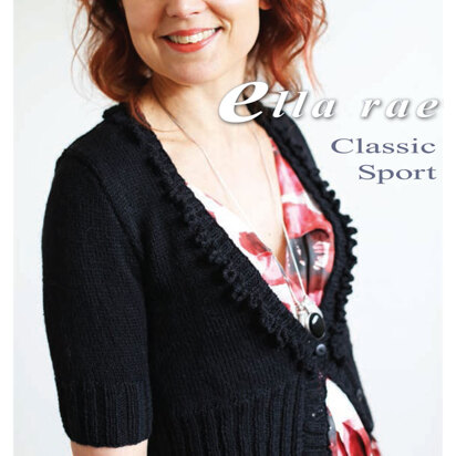 Noosa Cropped Cardigan in Ella Rae Classic Sport - ER03-06