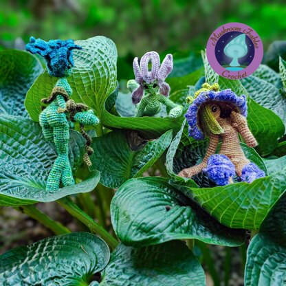 Garden Fae Amigurumi Doll