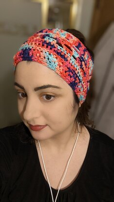 Granny shell headband