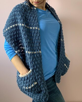 The Bumps Pocket Shawl