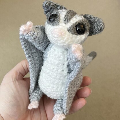 Sassy the Sugar Glider Amigurumi